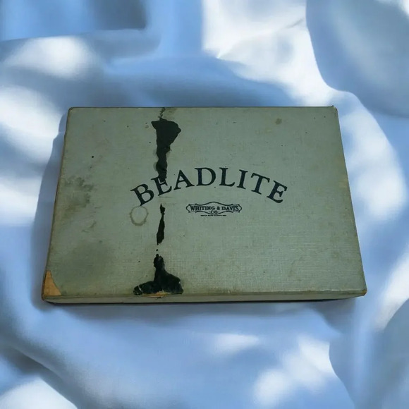 Antique 1920s WHITING & DAVIS BEADLITE Mesh Evening Bag, NEW IN ORIGINAL BOX - Picture 4 of 7